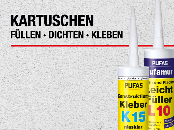 Kartuschen - Füllen · Dichten · Kleben